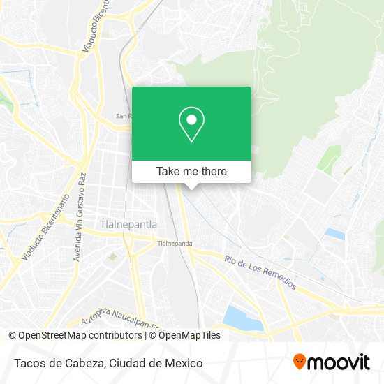 Tacos de Cabeza map