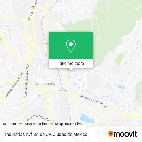 Industrias Avf SA de CV map