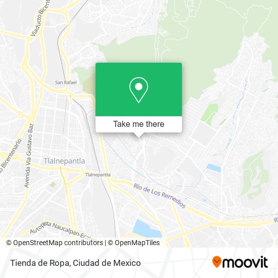 Mapa de Tienda de Ropa