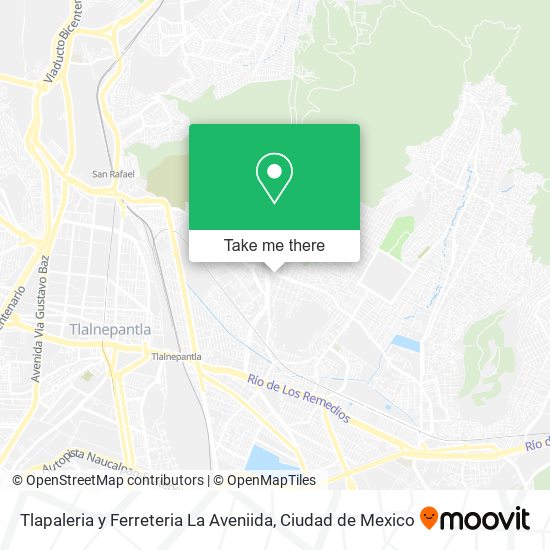Mapa de Tlapaleria y Ferreteria La Aveniida