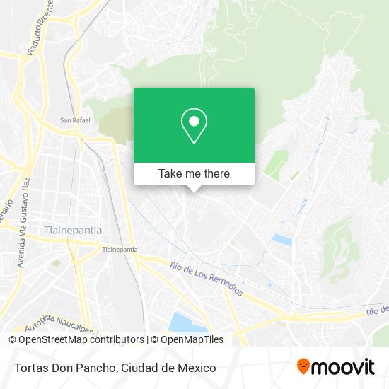 Mapa de Tortas Don Pancho