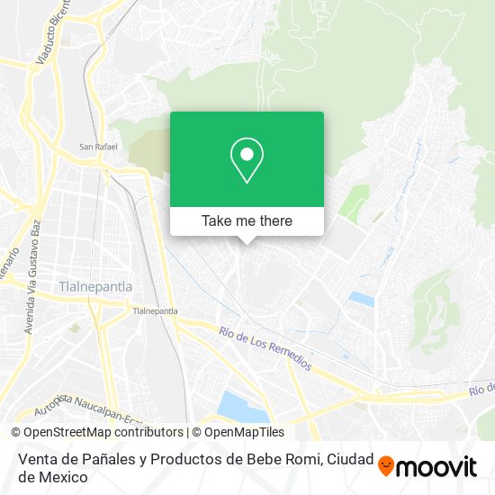 Mapa de Venta de Pañales y Productos de Bebe Romi