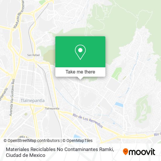 Mapa de Materiales Reciclables No Contaminantes Ramki