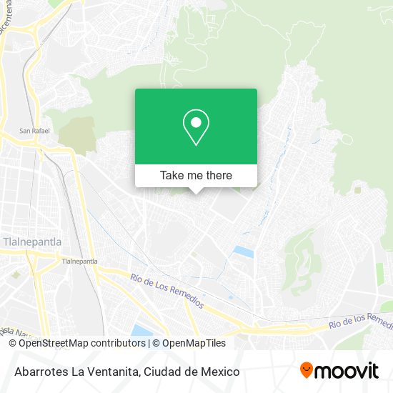 Mapa de Abarrotes La Ventanita