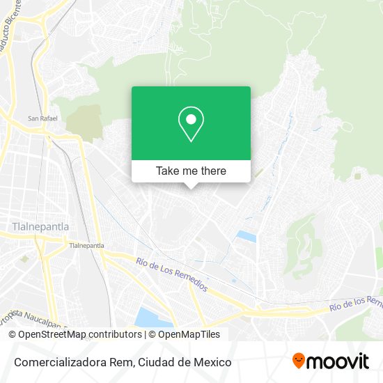 Comercializadora Rem map