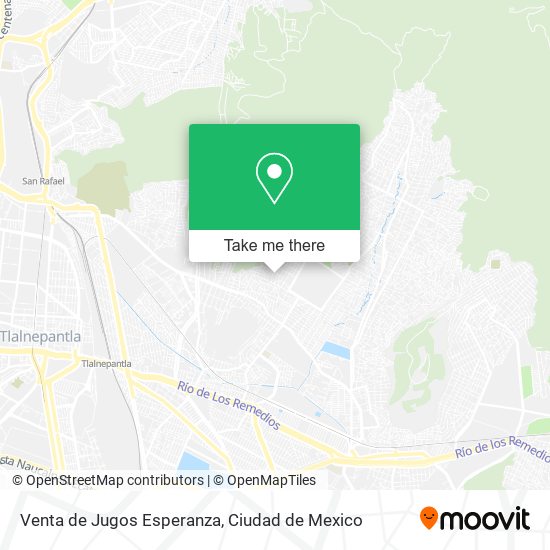 Mapa de Venta de Jugos Esperanza