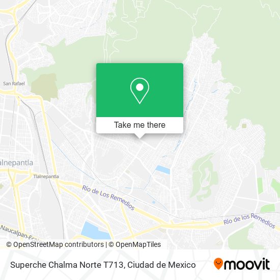 Mapa de Superche Chalma Norte T713