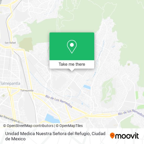 Unidad Medica Nuestra Señora del Refugio map