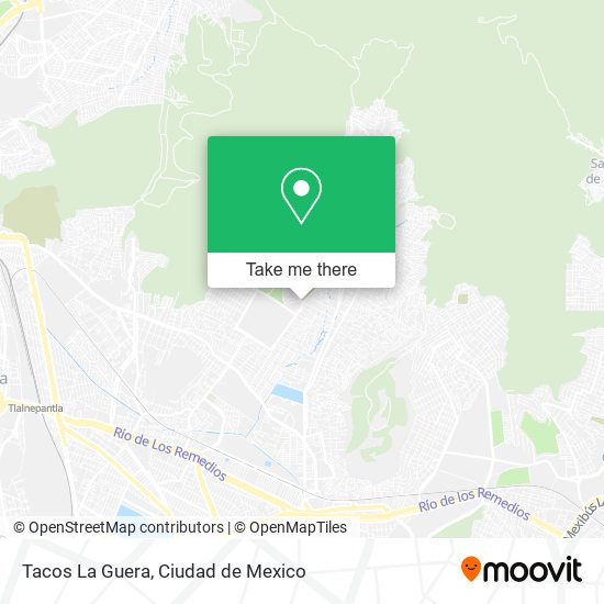 Mapa de Tacos La Guera
