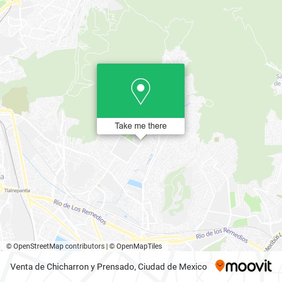 Mapa de Venta de Chicharron y Prensado