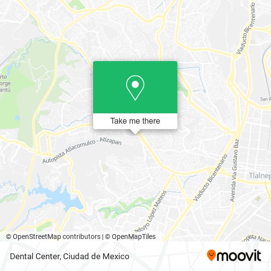 Mapa de Dental Center