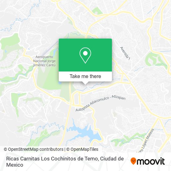 Mapa de Ricas Carnitas Los Cochinitos de Temo