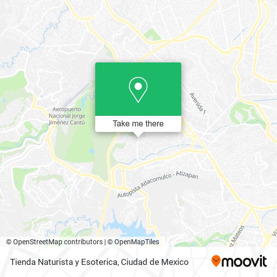 Mapa de Tienda Naturista y Esoterica