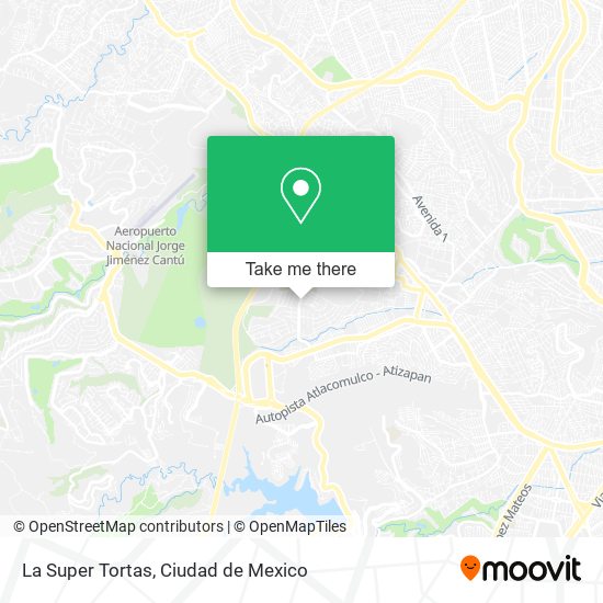 La Super Tortas map