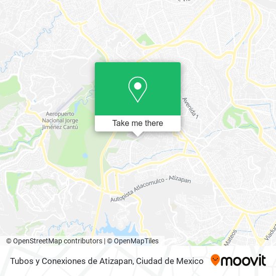 Tubos y Conexiones de Atizapan map