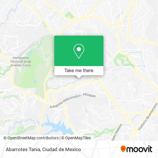 Abarrotes Tania map