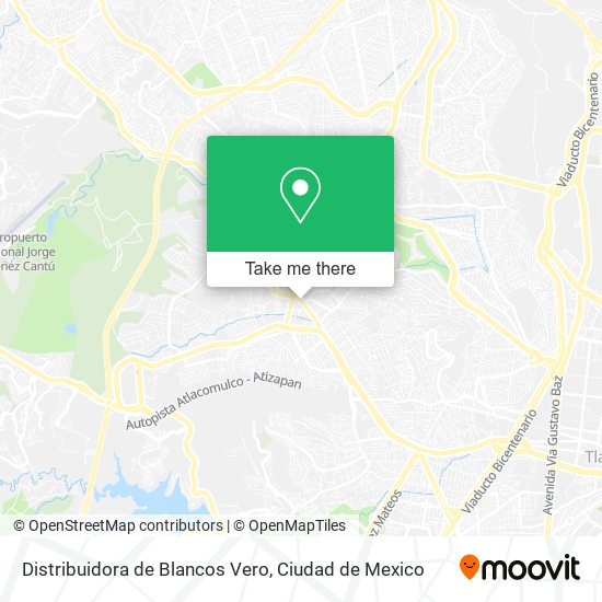 Distribuidora de Blancos Vero map