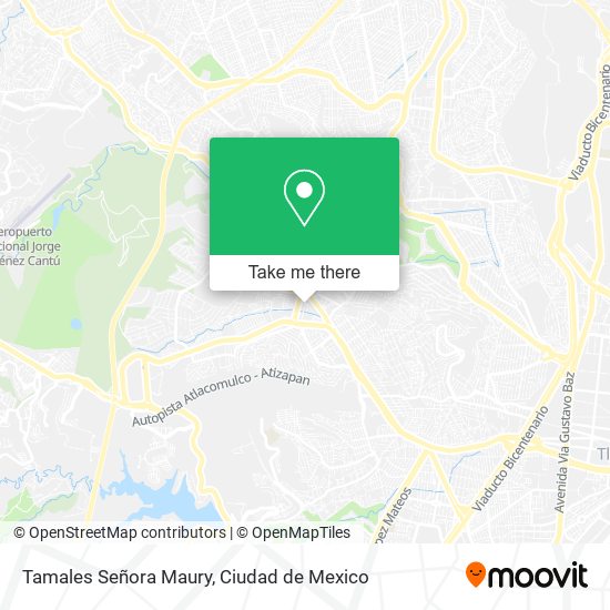 Mapa de Tamales Señora Maury