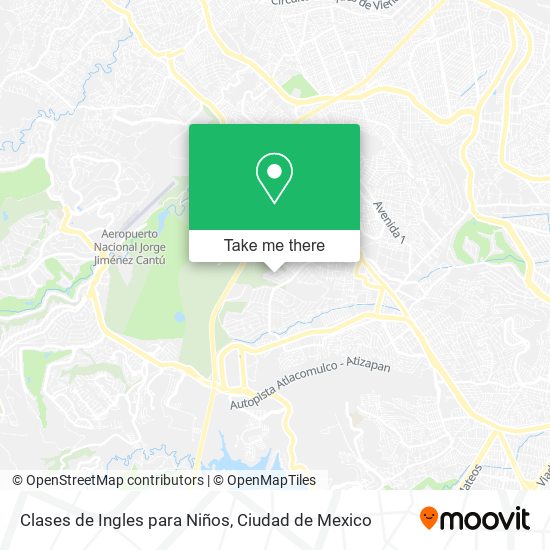 Clases de Ingles para Niños map
