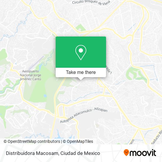 Distribuidora Macosam map