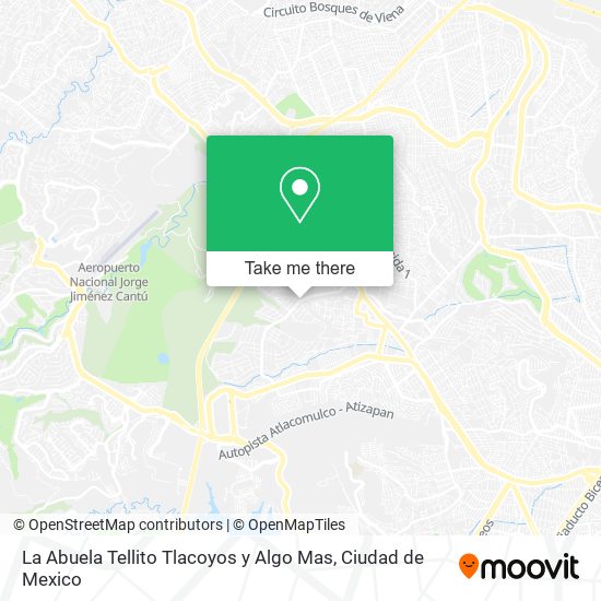 La Abuela Tellito Tlacoyos y Algo Mas map