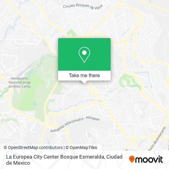 La Europea City Center Bosque Esmeralda map