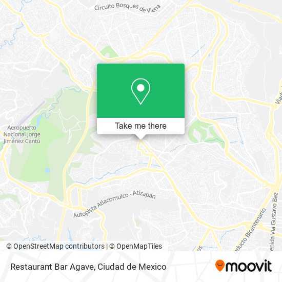 Restaurant Bar Agave map