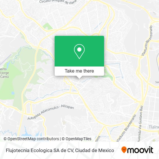Flujotecnia Ecologica SA de CV map