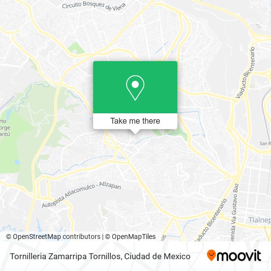Tornilleria Zamarripa Tornillos map
