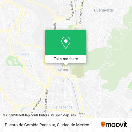 Mapa de Puesto de Comida Panchita