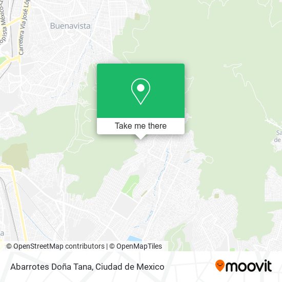 Abarrotes Doña Tana map