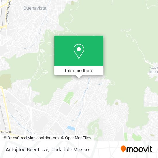 Antojitos Beer Love map