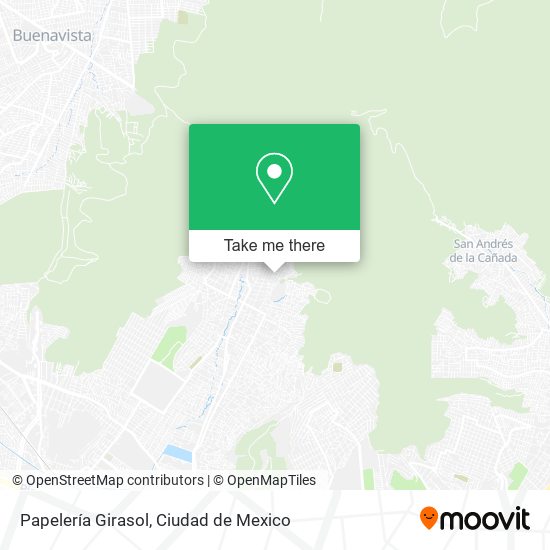 Papelería Girasol map