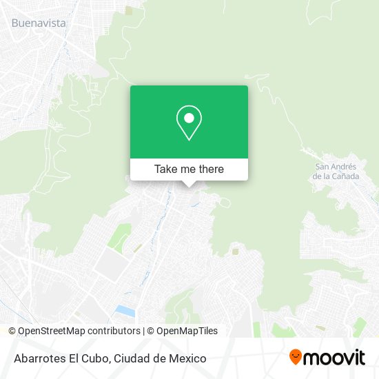 Abarrotes El Cubo map