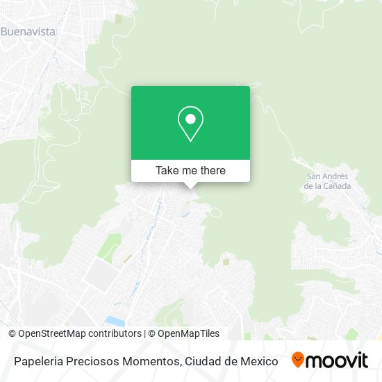 Mapa de Papeleria Preciosos Momentos