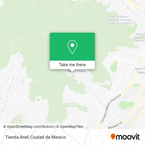 Tienda Anel map