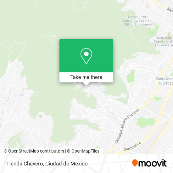 Mapa de Tienda Chavero