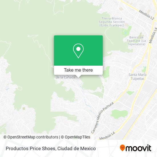 Productos Price Shoes map