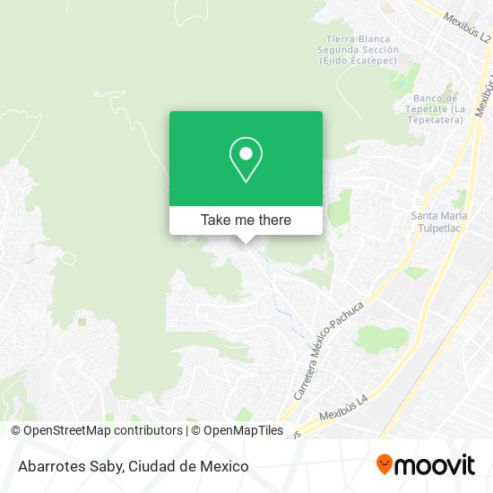 Abarrotes Saby map
