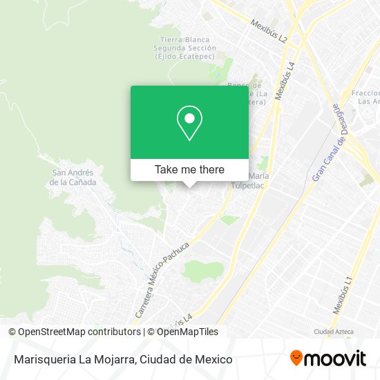 Mapa de Marisqueria La Mojarra