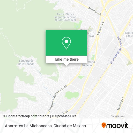 Abarrotes La Michoacana map