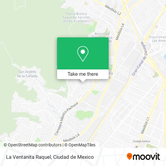 La Ventanita Raquel map