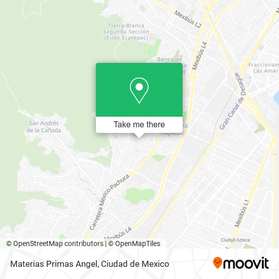 Materias Primas Angel map