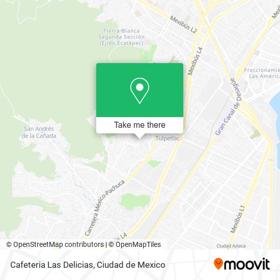 Cafeteria Las Delicias map