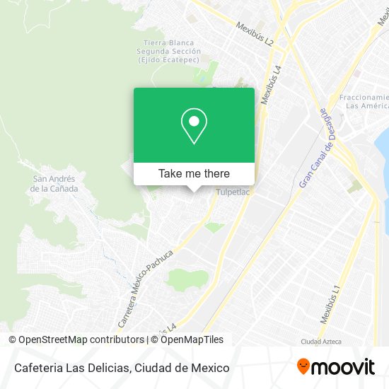 Mapa de Cafeteria Las Delicias