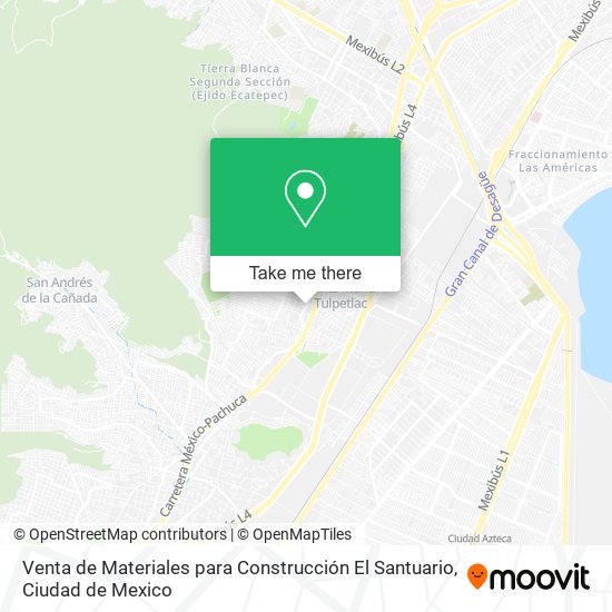 Venta de Materiales para Construcción El Santuario map