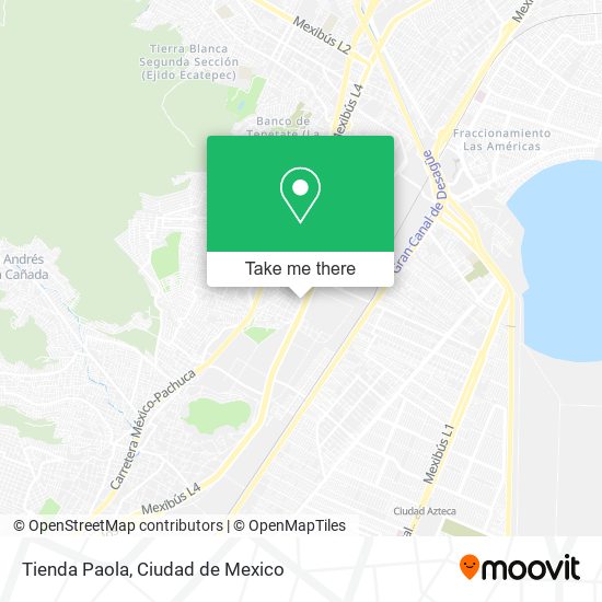 Tienda Paola map