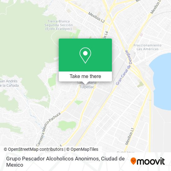 Mapa de Grupo Pescador Alcoholicos Anonimos