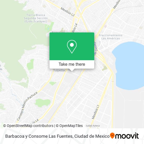 Barbacoa y Consome Las Fuentes map