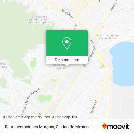 Representaciones Murguia map